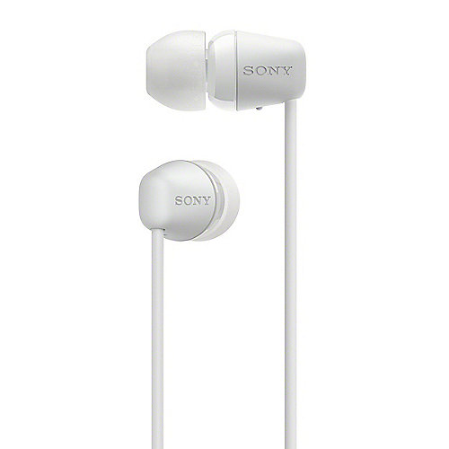 Sony WI-C200 Bluetooth In Ear Kopfhörer Voice Assistant Neckband magnetisch weiß