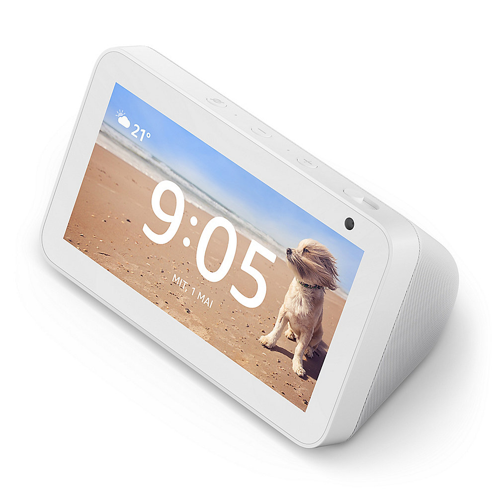 Amazon Echo Show 5 (white) Kompaktes 5,5-Zoll Smart-Display mit Alexa weiß
