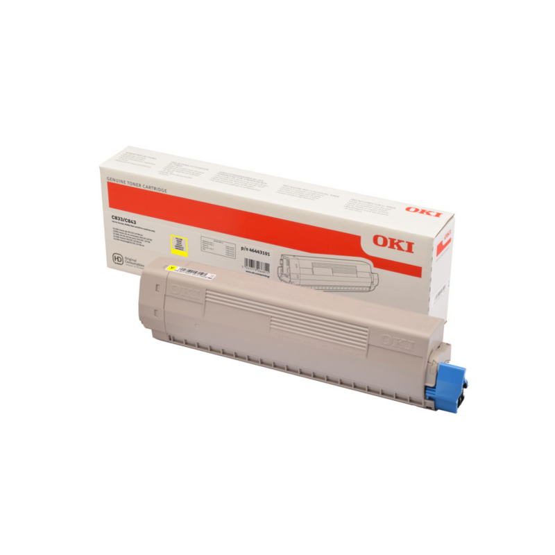 OKI  46443101 Toner Gelb für ca. 10.000 Seiten | 05031713066811