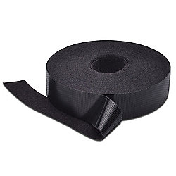 Digitus Velcro Klettband 10m Rolle, 20mm breit schwarz