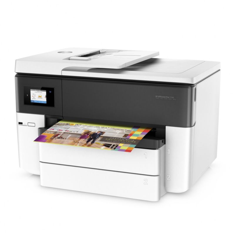 Hp Officejet Pro 7740 Multifunktionsdrucker Scanner Kopierer Fax A3 Lan Wlan Cyberport