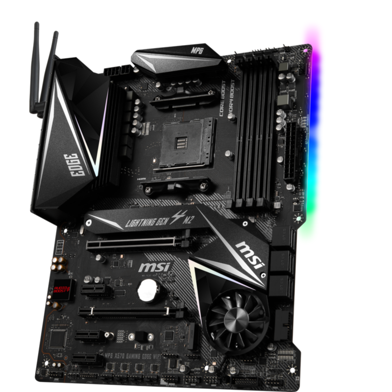 MSI  MPG X570 Gaming Edge WiFi ATX Mainboard Sockel AM4 2x M.2/USB3.2/WIFI/HDMI | 04719072652500