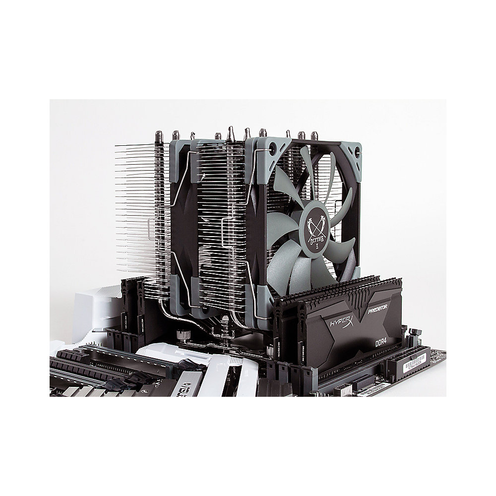 Scythe Fuma 2 SCFM-2000 CPU Kühler für AMD und Intel CPU