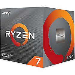 AMD Ryzen 7 3800X (8x 3,9 GHz) 36MB Sockel AM4 CPU BOX (Wraith Prism K&uuml;hler)