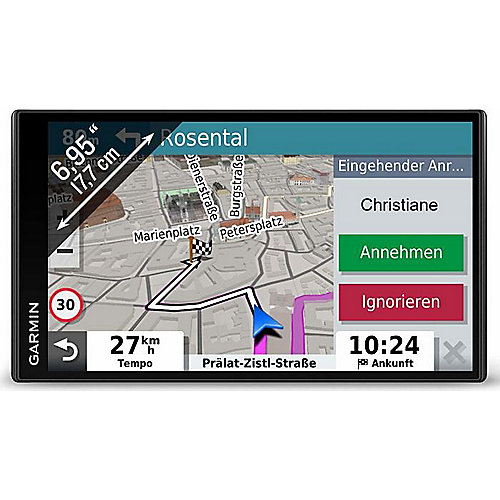 Garmin DriveSmart 65 MT-S EU Europa 7" Navigationsgerät mit Amazon ALEXA Schwarz