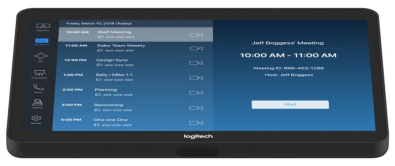 Logitech Tap Room Fur Zoom Rooms Medium Kit Fur Videokonferenzen