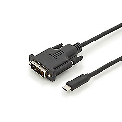 DIGITUS USB Type-C&trade; Adapter- / Konverterkabel, Type-C&trade; auf DVI, 2,0m