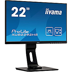 iiyama ProLite XUB2292HS-B1 54,6cm (22&quot;) FHD Office-Monitor IPS HDMI/DP/VGA 4ms