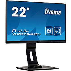 iiyama ProLite XUB2294HSU-B1 54,6cm (22&quot;) FHD Office-Monitor VA HDMI/DP/VGA/USB