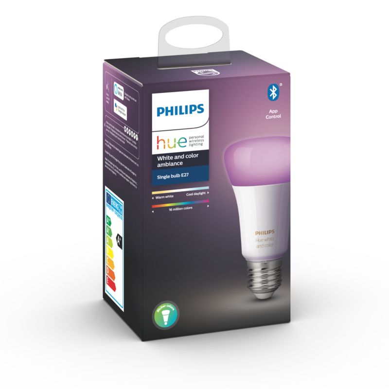 Philips Hue White And Color Ambiance E27 Led Lampe 9 W Bluetooth Cyberport 