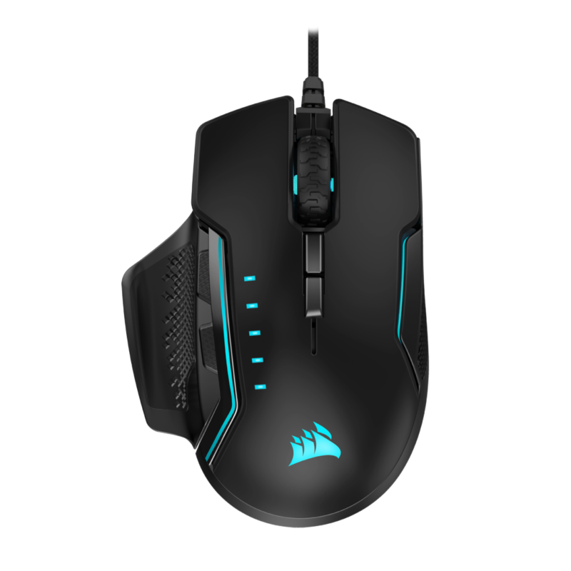 Corsair  GLAIVE RGB PRO Gaming Maus 18.000 dpi schwarz | 00840006605133