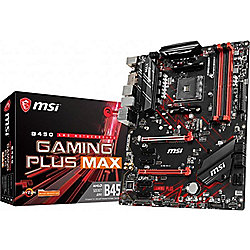 MSI B450 Gaming Plus Max ATX Mainboard Sockel AM4 M.2/DVI/HDMI/USB3.2