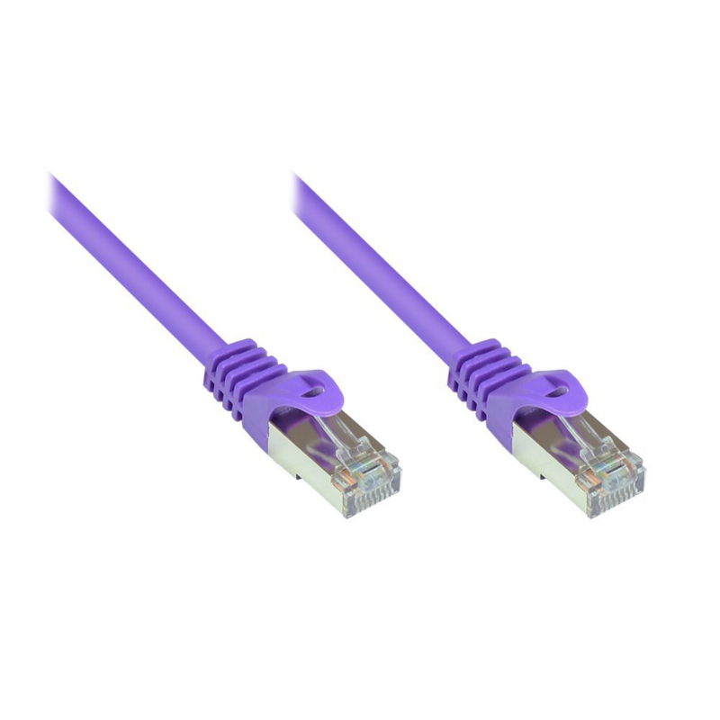Good Connections  Patchkabel Cat. 5e SF/UTP PVC 100MHz violett 2m | 04014619296477