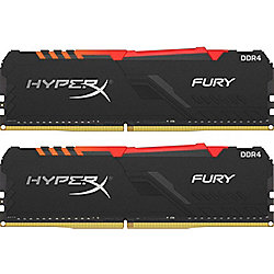 16GB (2x16GB) HyperX Fury RGB DDR4-3200 CL16 RAM Gaming Arbeitsspeicher