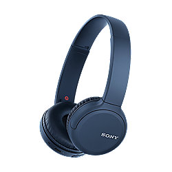 Sony WH-CH510 On Ear Kopfh&ouml;rer kabellos mit BT, NFC und Voice Assistent blau