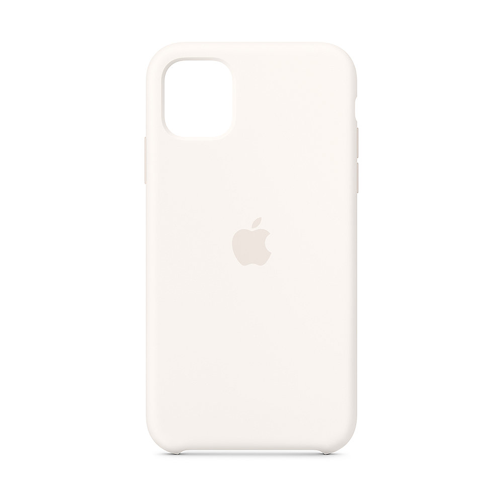 Apple Original iPhone 11 Silikon Case-Weiß