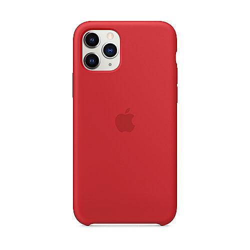 Apple Original iPhone 11 Pro Silikon Case-Rot