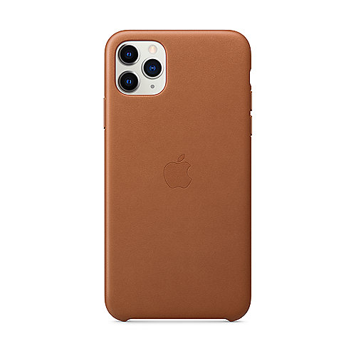 Apple Original iPhone 11 Pro Max Leder Case-Sattelbraun
