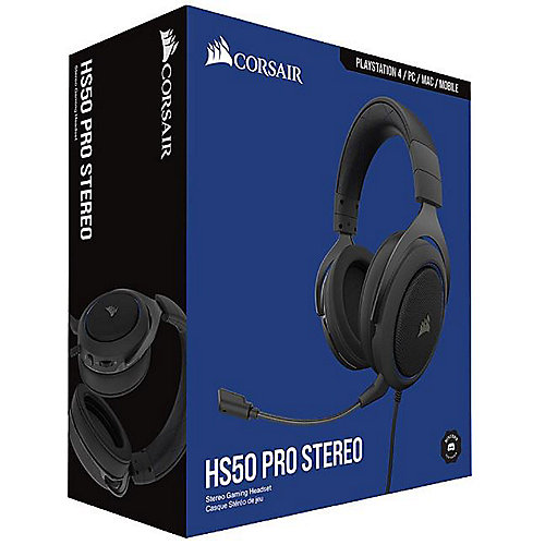 Corsair HS50 PRO Kabelgebundenes Gaming Headset Blau