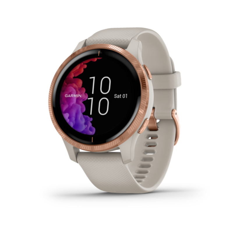 Garmin  Venu GPS-Multisportuhr sandfarben/rosegold | 00753759227890