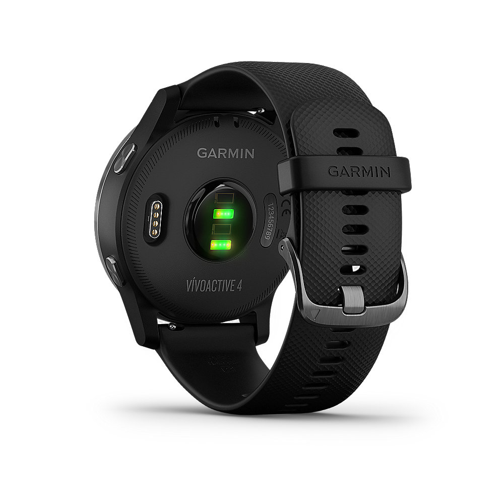 Garmin vivoactive 4 L GPS-Fitness-Smartwatch schwarz/dunkelgrau HF-Messung