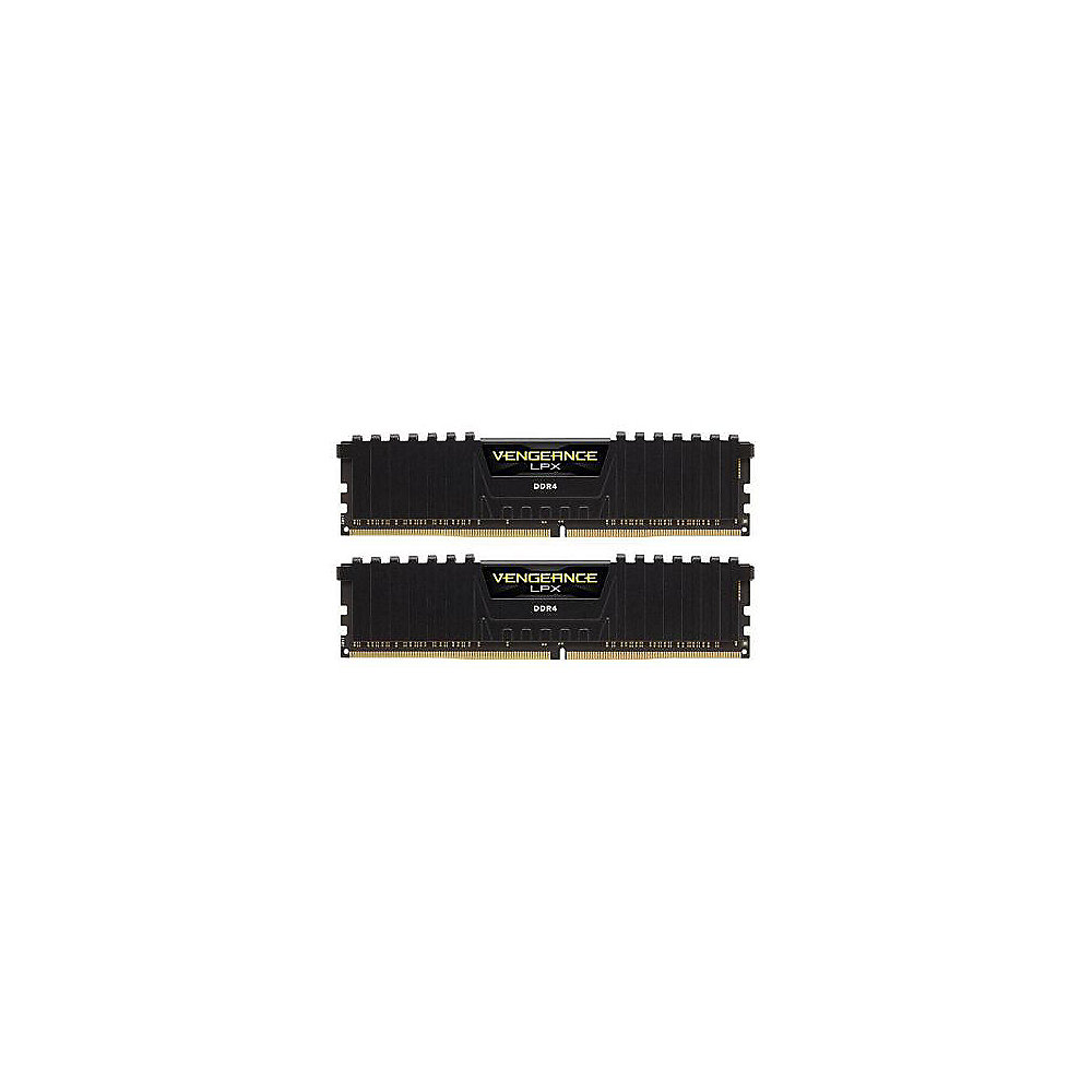 16GB (2x8GB) Corsair Vengeance LPX schwarz DDR4-3600 RAM CL18 Speicher Kit