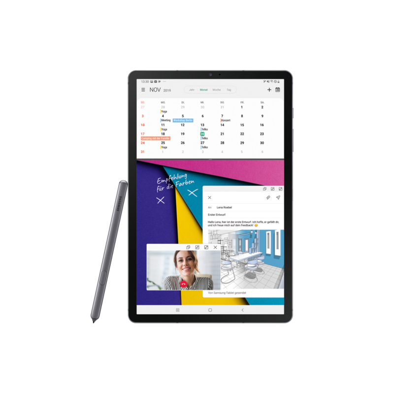 Samsung  GALAXY Tab S6 T865N LTE 256GB mountain grey Android 9.0  Tablet | 08806090079511