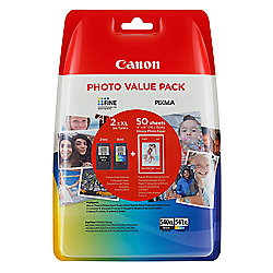 Canon PG-540XL CL-541XL / 5222B013 Druckerpatrone Multipack (Schwarz + Farbig)