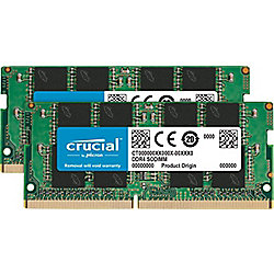 64GB (2x32GB) Crucial DDR4-2666 CL 19 SO-DIMM RAM Notebook Speicher Kit