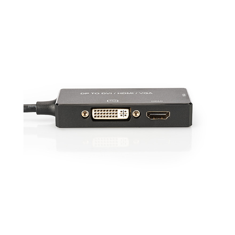 DIGITUS AK-340418-002-S DisplayPort Adapter auf HDMI/DVI/ VGA