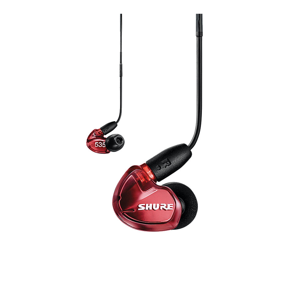 Shure SE535LTD+BT2-EFS Wireless Sound Isolating Ohrhörer, rot