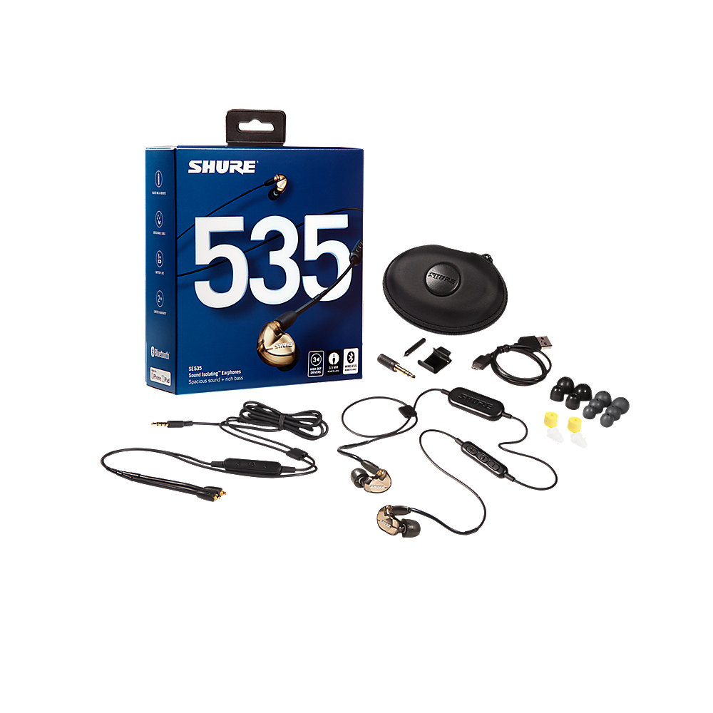 Shure SE535-V+BT2-EFS Wireless Sound Isolating Ohrhörer, bronze