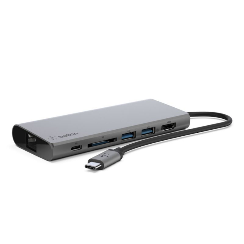 Belkin  USB-C Multimedia Hub spacegray | 00745883708673