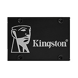 Kingston SSDNow KC600 256GB 3D TLC 2.5zoll SATA600 - 7mm Kit