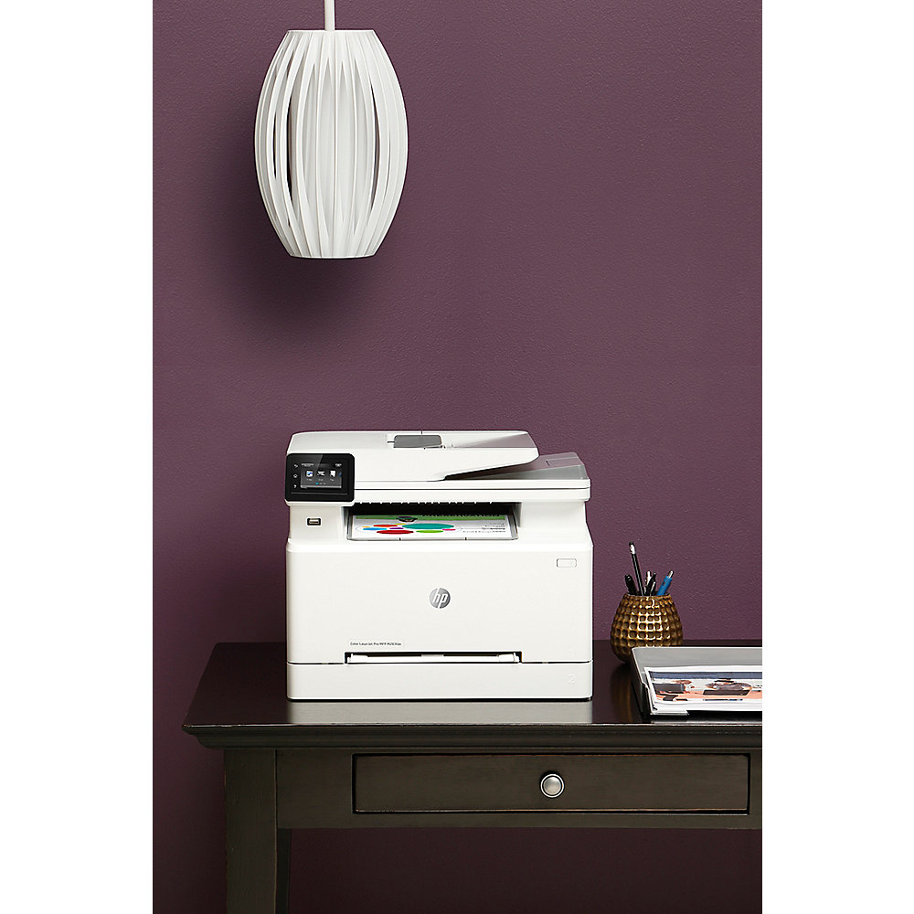 HP Color LaserJet Pro MFP M283fdn Farblaserdrucker Scanner Kopierer Fax LAN