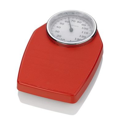 PS 100 Analoge Personenwaage, rot