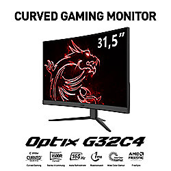 MSI Optix G32C4 80cm (31,5&quot;) FHD Gaming-Monitor DP/HDMI FreeSync 165Hz 1ms