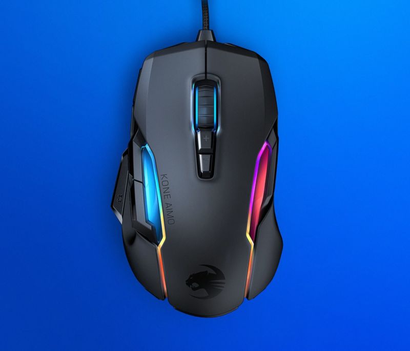 Roccat Kone Aimo Remastered Gaming Maus Schwarz Cyberport