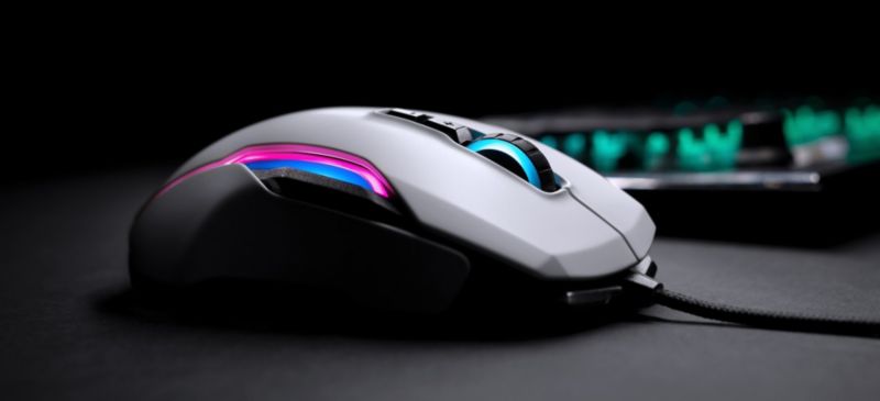 Roccat Kone Aimo Remastered Gaming Maus Weiss Cyberport