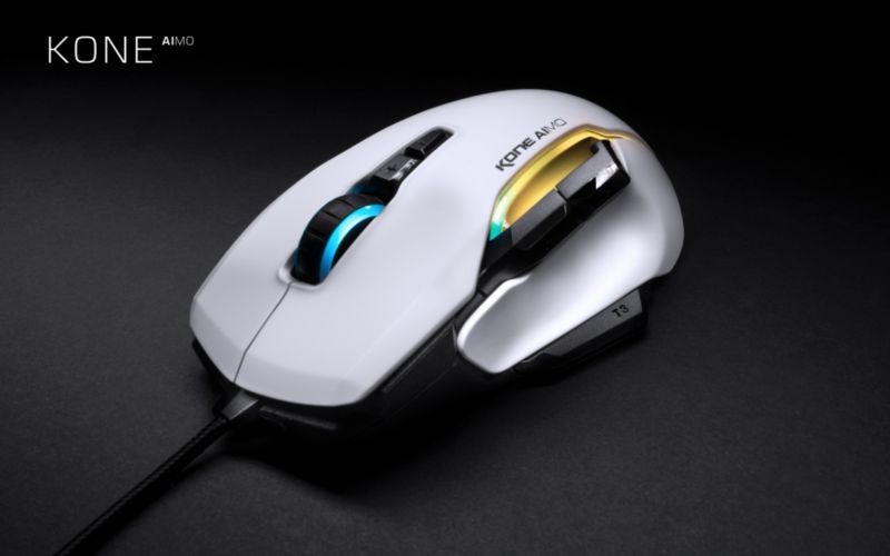 Roccat Kone Aimo Remastered Gaming Maus Weiss Cyberport