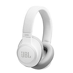 JBL LIVE 650BTNC - Over-Ear Bluetooth-Kopfh&ouml;rer, Noise Cancelling, wei&szlig;