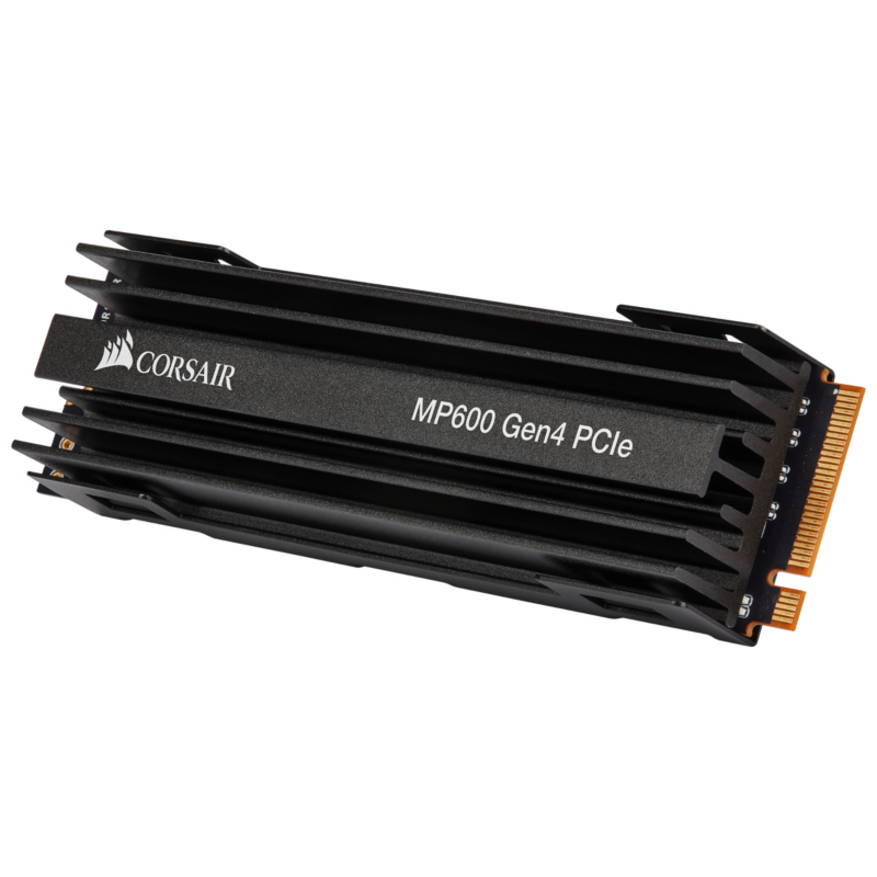 Corsair  Force Series MP600 NVMe SSD 1 TB TLC M.2 2280 PCIe mit Kühlkörper | 00840006614517