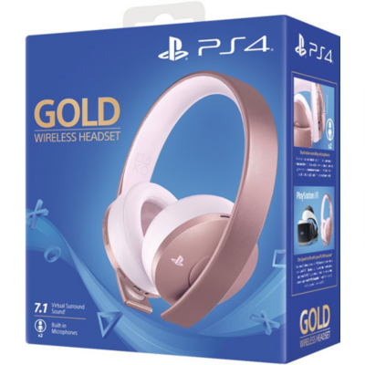 Playstation Wireless Stereo Headset Gold Edition Rose Gold