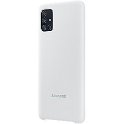 Samsung Galaxy A51 - Silicone Cover EF-PA515, Wei&szlig;