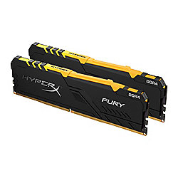 16GB (2x8GB) HyperX Fury RGB DDR4-3600 CL17 RAM Gaming Arbeitsspeicher Kit
