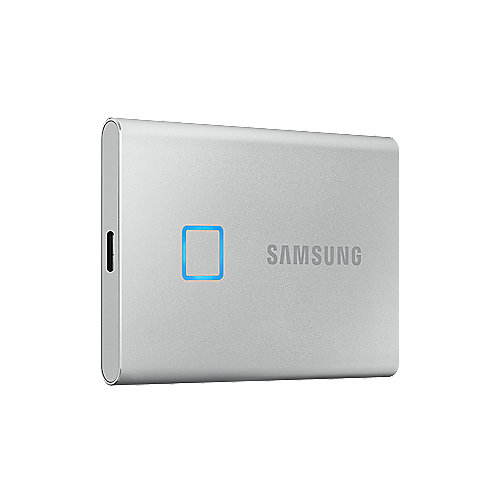 Samsung Portable SSD T7 Touch 2 TB USB 3.2 Gen2 Typ-C silber