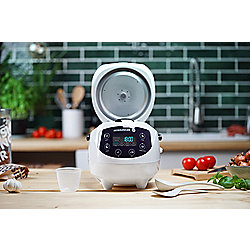 Reishunger Digitaler Mini Reiskocher 0,6l wei&szlig;