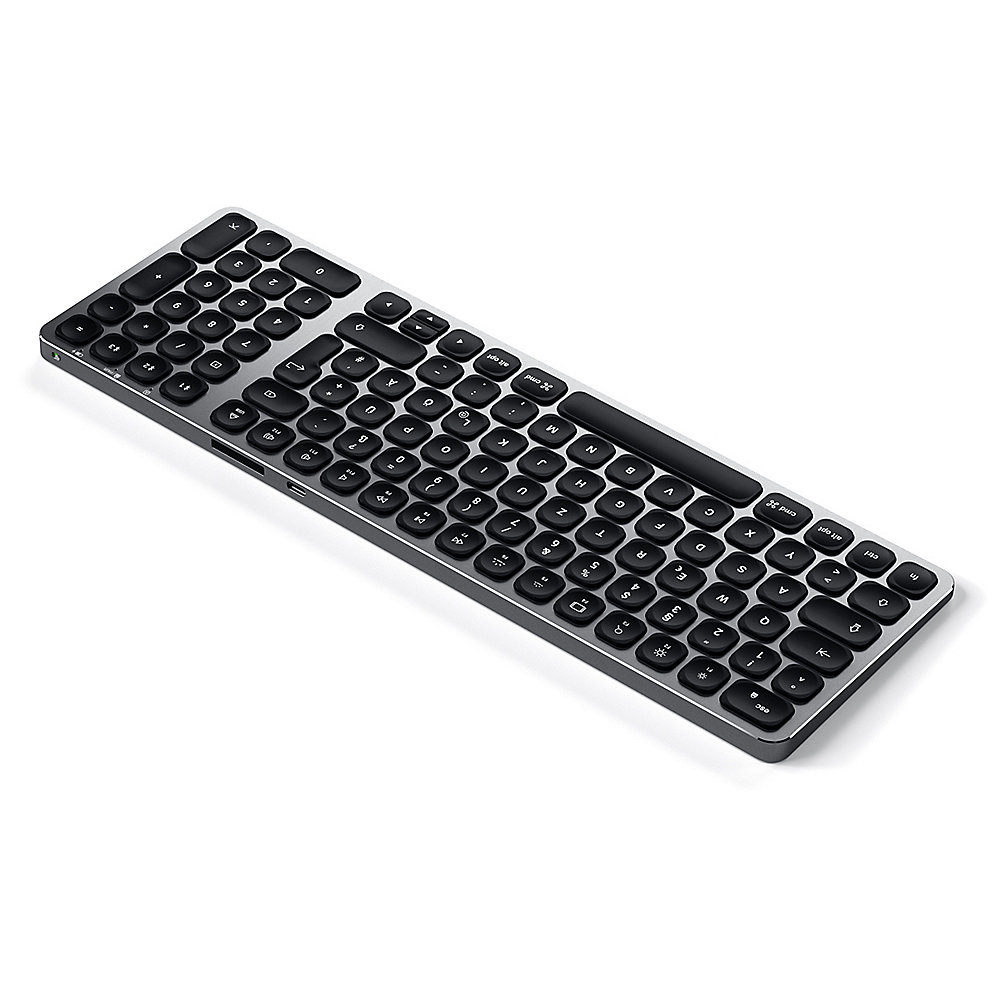 Satechi Aluminium Slim Bluetooth Backlit Tastatur kabellos space grey