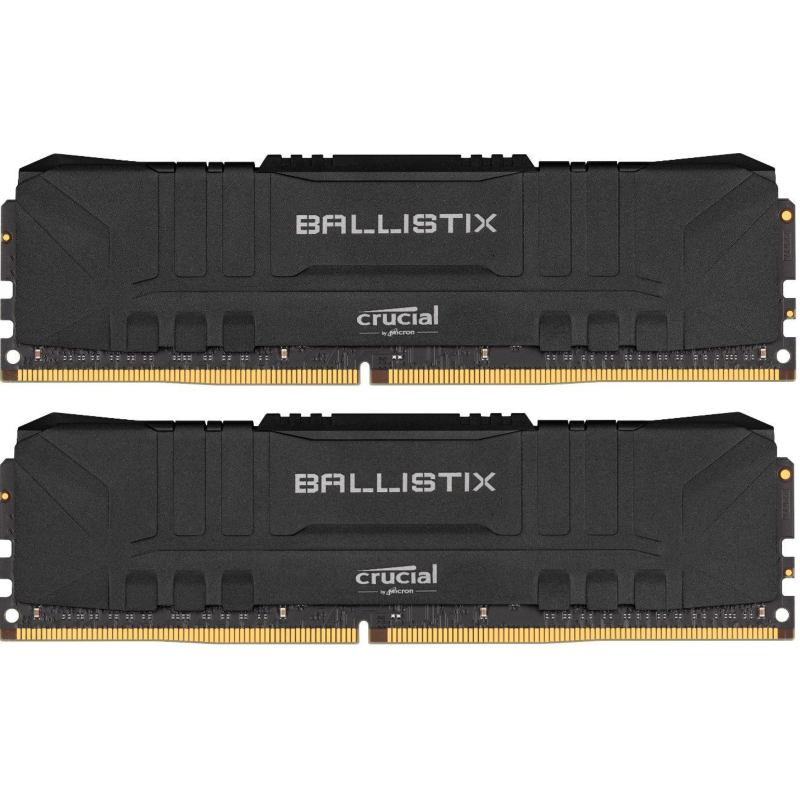 Crucial Technology 64GB (2x32GB) Crucial Ballistix DDR4-3200 Black CL16 RAM Speicher Kit | 00649528824165