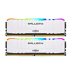 16GB (2x8GB) Crucial Ballistix RGB DDR4-3000 White CL15 RAM Speicher Kit